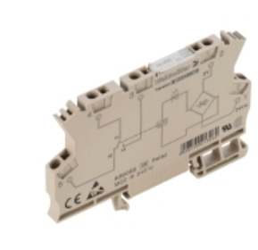 Relé Tipo Slim marca Weidmüller Serie MCZ R; Amperaje 6A, Bobina 24VDC Contactos CO 1    