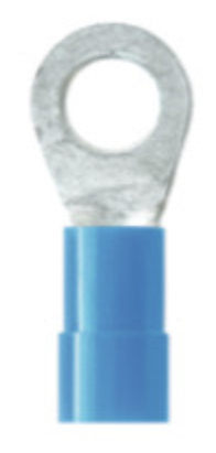 Terminal tipo ojo preaislado 2,5 mm² / M6 16-14AWG PAQUETE 100 PIEZAS