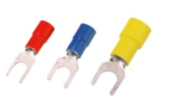 Terminal / Conector Horquilla marca Weidmüller Serie LIS 6M6; Calibre 12-10AWG Color Id. Amarillo Unidades x100   