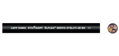 0036453  Cable de control y Alimentación ÖLFLEX® SERVO  2YSLCYK-JB 3X240+3G50 BK Cable para motores de baja capacitancia y doble apantallamiento, conforme con EMC (CEM) NEGRO
