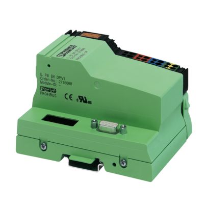 2862246 acoplador de bus, PROFIBUS DP, D-SUB-9 conector hembra, velocidad de transmisión en el bus local: 500 kbps, grado de protección: IP20, incluido conector en línea y campo de etiquetado
