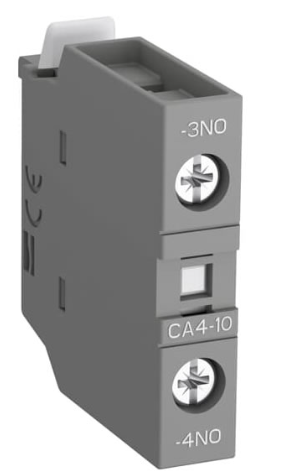 Contacto Auxiliar Marca ABB Serie CA4; Contactos NO 1 Contactos NC 0      