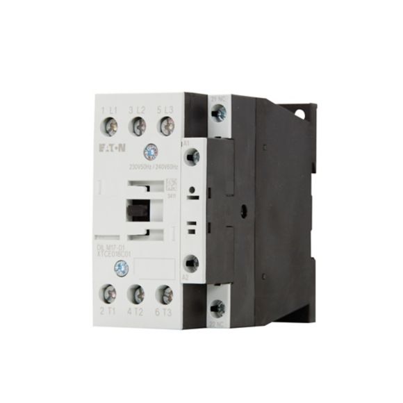 DILM17-01(230V50HZ,240V60HZ) - Contactor, 3 polos, 380 V 400 V 7,5 kW, 1 NC, 230 V 50 Hz, 240 V 60 Hz, funcionamiento en CA, terminales de tornillo