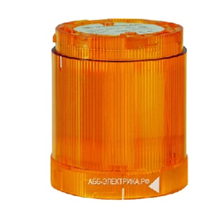 Módulo Torreta Permanente marca ABB Serie KL70; Color Amarillo Diámetro 70mm Bobina AC/DC: 12V, 24V, 110V, 230V