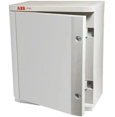 Gabinete marca ABB Serie ISL02; Material Termoplástico Color Gris Ancho 712x322x470