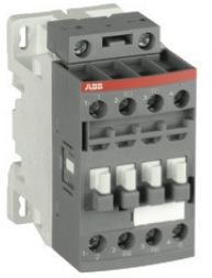 Contactor marca ABB Serie AFC; Amperaje 32A Polos 3 Potencia(kW) 15kW Potencia(HP) 20HP Bobina 230VAC, NO 0. NC 0. (AFC30-30-00-88)