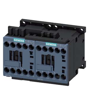 Contactor de inversión, AC-3e/AC-3, 9 A, 4 kW/400 V, tripolar, 110 V AC, 50/60 Hz, borne de tornillo, variante eléctrica y mecánica de enclavamiento