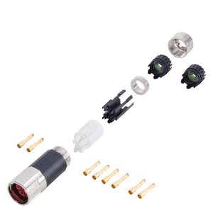 6FX2003-0LU30 Conector de Alimentación marca Siemens Serie MOTION-CONNECT ; Polos 6 Conector Tipo M23