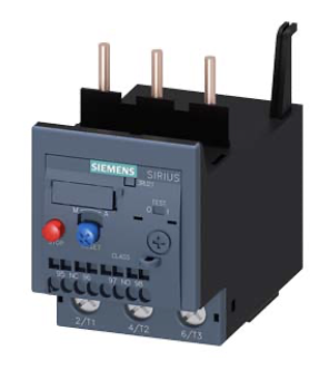 Relé de sobrecarga 7...10 A térmico para protección de motores Tamaño S2 Clase 10 para montar en contactor Circuito principal: borne tornillo Circuito auxiliar: borne tornillo Rearme manual/automático