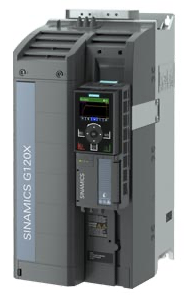 6SL3220-3YE44-0UF0 VARIADOR SINAMICS G120X Rated power: 90 kW At 110% 60s, 100% 240 s Unfiltered 380-480 V 3 AC +10/-20% 47-63 Hz Ambient temperature -20 to +45 °C  IP20 / UL With Intelligent Operator Panel Without IO expansion Fieldbus integrated: PROFINET PN, Ethernet IP