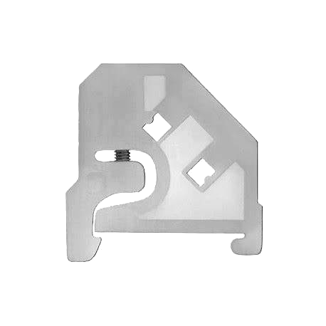 Soporte Tope final para riel din marca Siemens Serie ALPHA FIX; Tamaño 10mm   