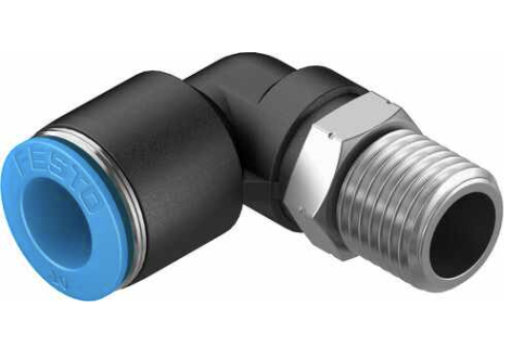 Racor rápido roscado en L QSL-1/4-10-50