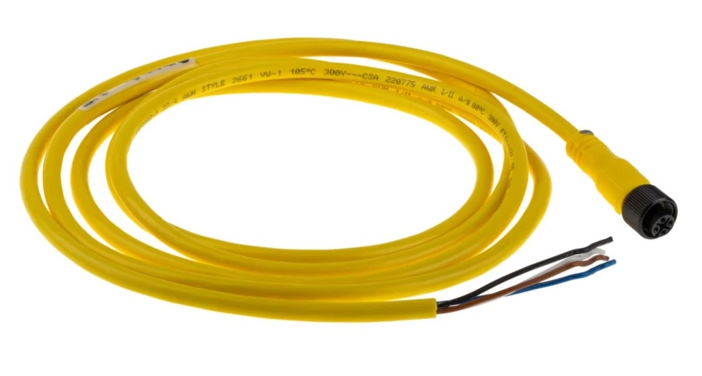 Cable de actuador de sensor Allen Bradley Guardmaster, con. A Roscado Macho Hembra, IP40, IP69K