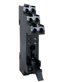 Zócalo de 8 clavijas usado con relé HK de 2 polos