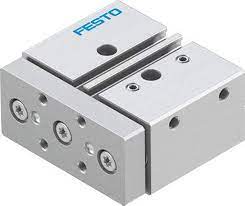 Cilindro Guiado Compacto marca FESTO Serie DFM; Diámetro pistón 20mm Rango presión 2-10bar/29-145Psi Carrera 80mm Rosca del Vástago N/A Acción Doble Efecto    