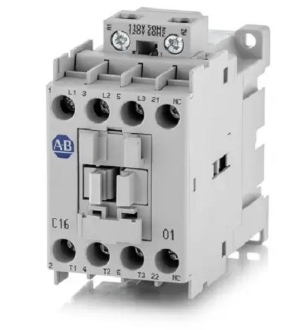 Contactor marca ALLEN BRADLEY Serie 100-C; Amperaje 9A Polos 3 Potencia(kW) 4kW Potencia(HP) 5HP Bobina 230VAC Contacto Aux 1NO,NC 0