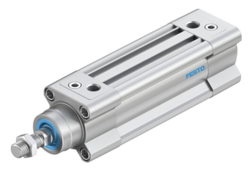 Cilindro normalizado DSBC-32-50-PPVA-N3; Doble efecto 32 mm; 483 N; carrera: 50mm; Amortiguación neumática, regulable en ambos lados