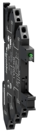 Base de Relé marca Schneider Electric Serie RSL; Bobina 12-24VAC/DC Contactos CO 1