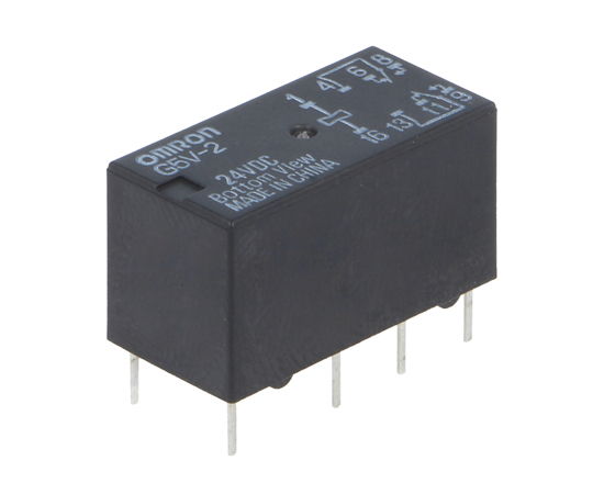 Relé de Control marca OMRON Serie G5V-2; 2A, Bobina 24VDC Contactos CO 2