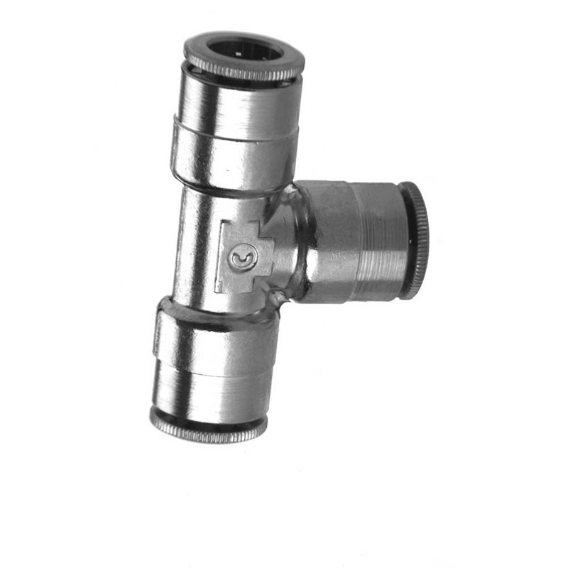 Racor Super Rápido / unión Tipo T marca CAMOZZI Serie 6000; Diámetro 4mm        