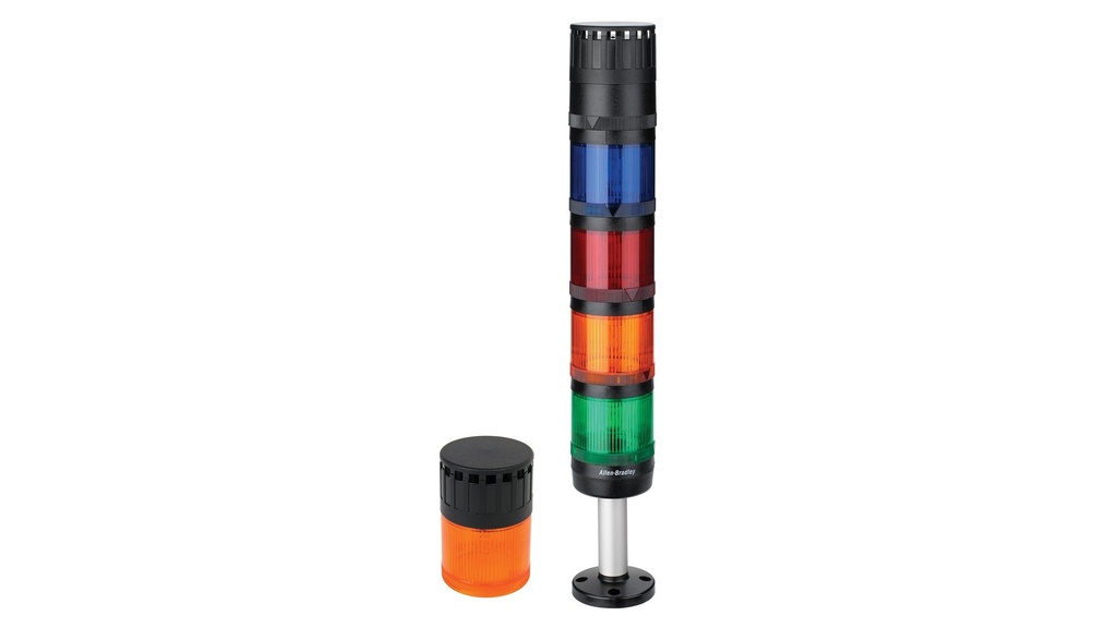Módulo Torreta LED marca EMAS Serie IK; Diámetro 70mm Alimentación 110VAC Niveles 4   