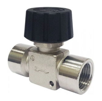 Válvula de Regulacion de Caudal marca CAMOZZI Serie 28; Diámetro conexión G1/4 Rango presión 10bar/145psi