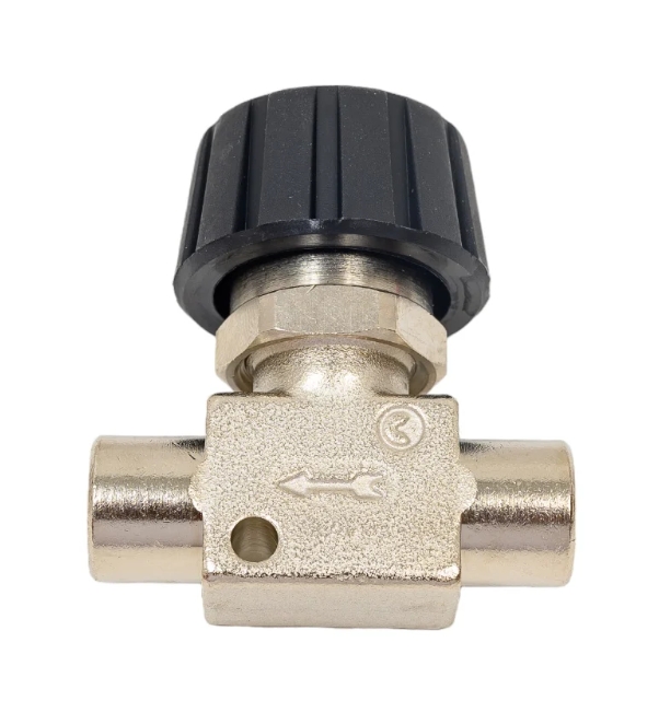 Válvula de Regulacion de Caudal marca CAMOZZI Serie 28; Diámetro conexión G1/8 Rango presión 10bar/145psi       