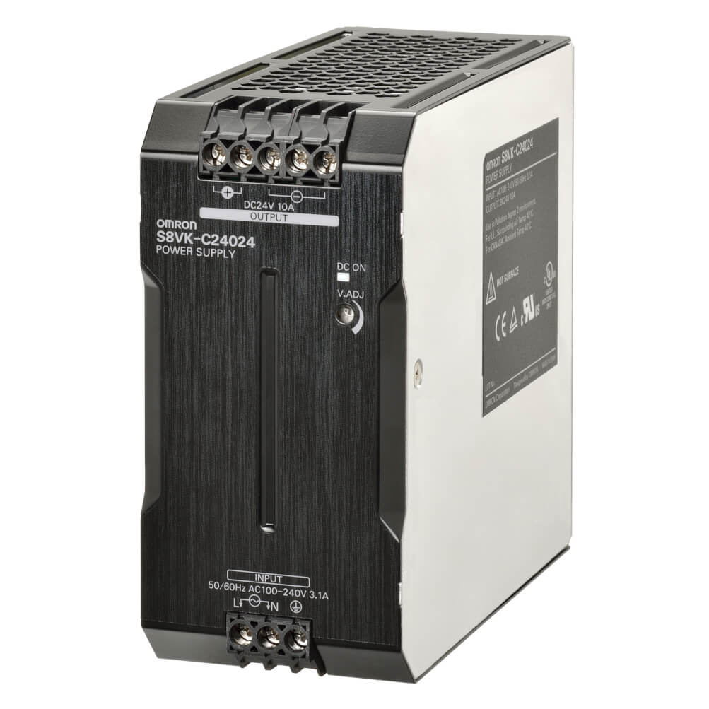 POWER SUPPLY INPUT: 100-240 VAC / 90-350 VDC 50/60 HZ OUTPUT: 24 VDC 10 AMP