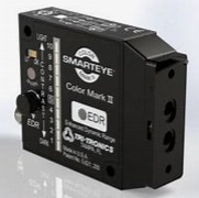 Sensor de Proximidad / Fotoeléctrico marca TRI-TRONICS Serie SMARTEYE COLORMARK II; Tipo Reflectivo de Fibra Optica Alimentación 12-24VDC Dimensiones del Sensor 63.5x63.5x19.1mm Conexión M12 Alcance Modo proximidad 6.35- 9.5mm / Modo RetroReflectivo de 12.7 -76mm Salida NPN / PNP   