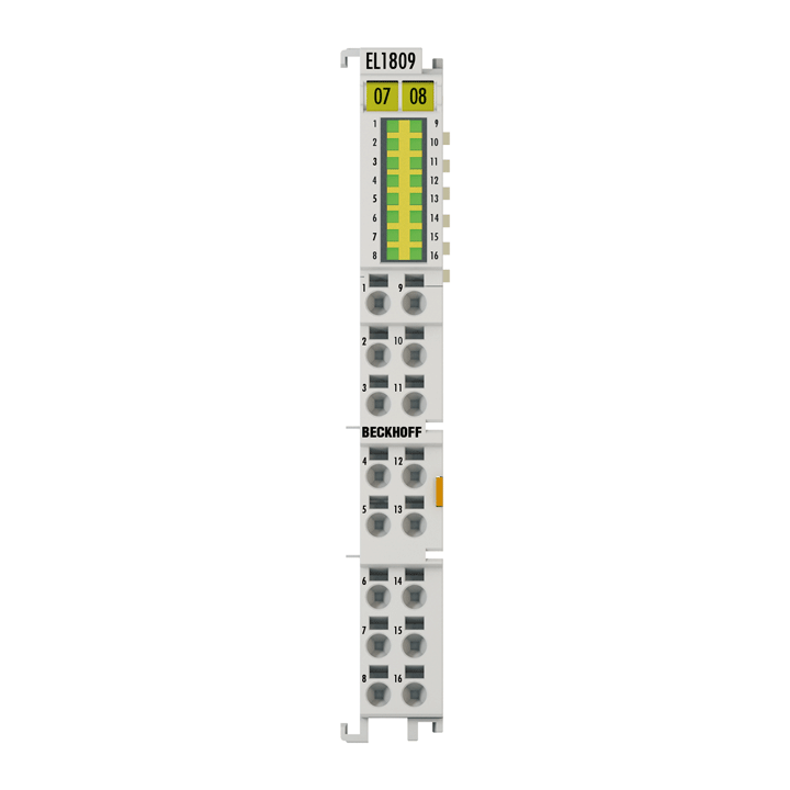 Terminal EtherCAT de Entradas Digital marca BECKHOFF Serie EL1; Entradas 16        