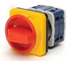 Interruptor / Seccionador de Paro de Emergencia marca EMAS Serie PSA; Amperaje 32A Polos 4 Tipo ON-OFF   