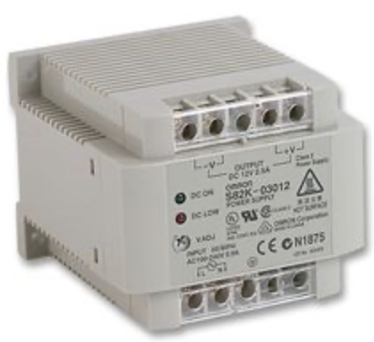 Omron Fuentes de alimentación en carril DIN 12VDC 2.5A outp 100-240VAC INPT