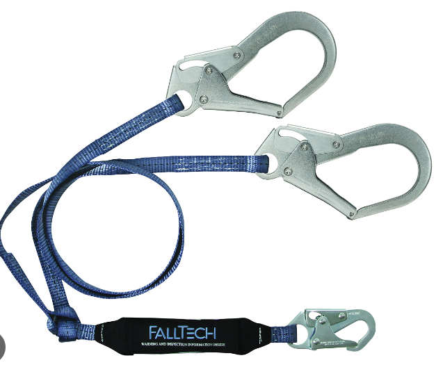 Cordon de Seguridad / Linea de Vida con Amortiguador marca FALLTECH Serie Viewpack; Conectores Tamaño 6ft        