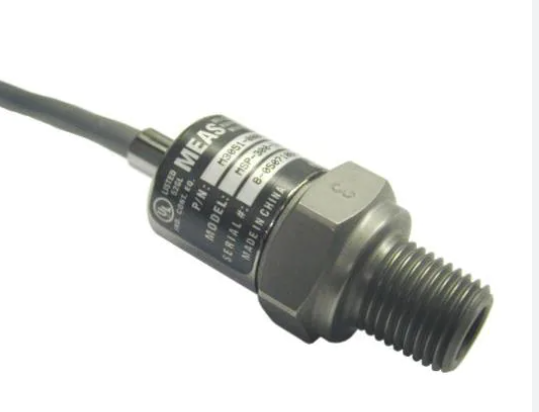Sensor de presión marca CONNECTIVITY Serie M3031; Alimentación 5VDC Salida Analógica 0.5 – 4.5V Rango presión 500Psi / 35bar Rosca Sensor 1/4" (6,35 mm) NPT Cable 5M    