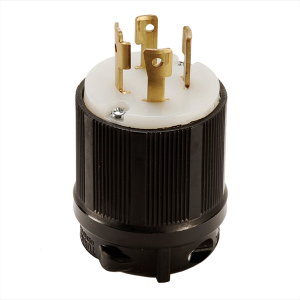 Enchufe MACHO (L16-30P) marca GENERICO Serie S/N; Amperaje 30A Voltaje 480V Polos 3