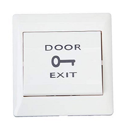 [Access-Exit-White] Accesorio Access Control / Pulsador de Salida marca GENERICO Serie S/N; Color Blanco        