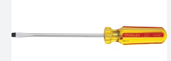 STHT69120 Destornillador pro punta plana estándar 1/4 X 6" | STANLEY Tools