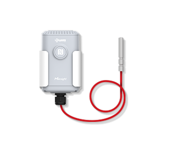 Sensor de Temperatura IoT marca GENERICO Serie EM500; Bateria Integrada de 19000 mAh reemplazable max 5 años        