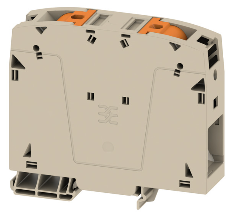 2694060000 A2C 95/120 Bornera paso  terminal, PUSH IN, 95 mm², 1000 V, 232 A, dark beige