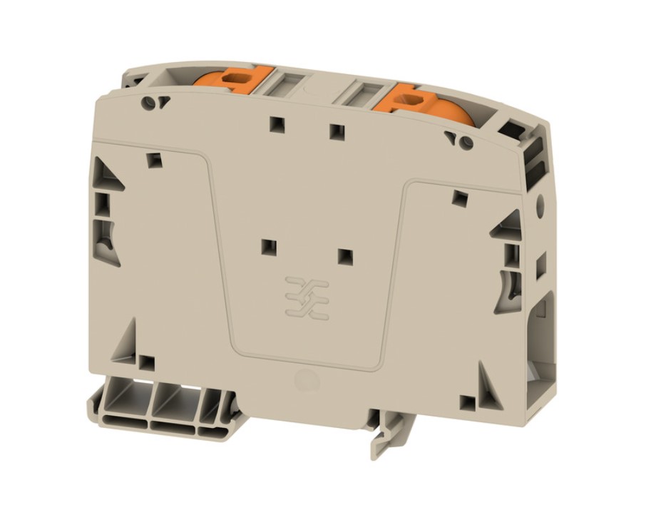 Bornera 50mm² marca Weidmüller Serie A2C 50/70; Amperaje 150A Calibre 8-2/0AWG Nivel 1 Conexión push in, color beige