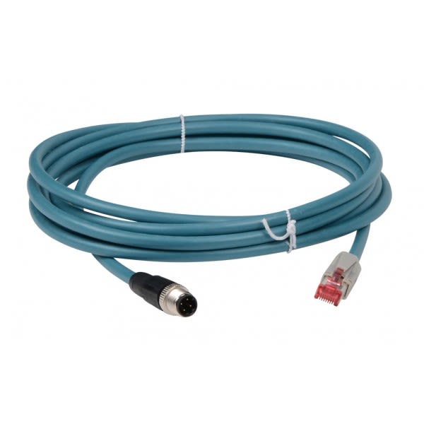 Cable Ethernet marca Datalogic Serie CAB-GETH-X; Conector Tipo GETH-X to ETH-D   