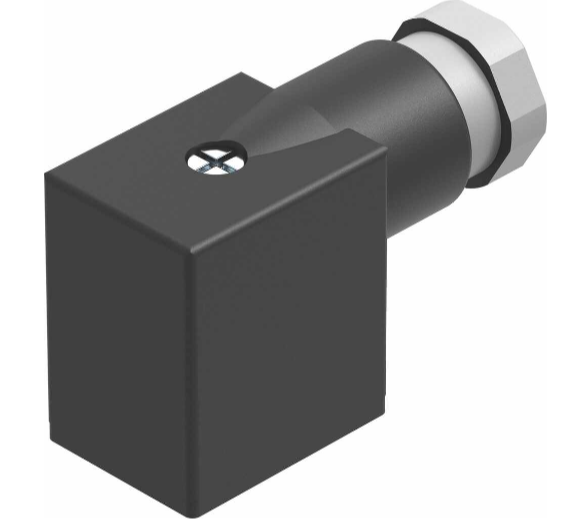 Conector de bobina Solenoide marca Festo Serie MSSD; Pines 3 conexión Electrica PG9 (34431)