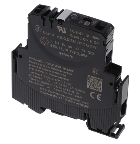 ESX10-TB-124-DC24V-12A-E Disyuntor térmico 12A CA 24V CC