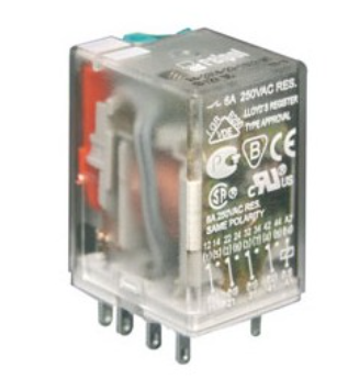 Relé marca GENERICO Serie RXN; Bobina 110VAC Contactos CO 4       