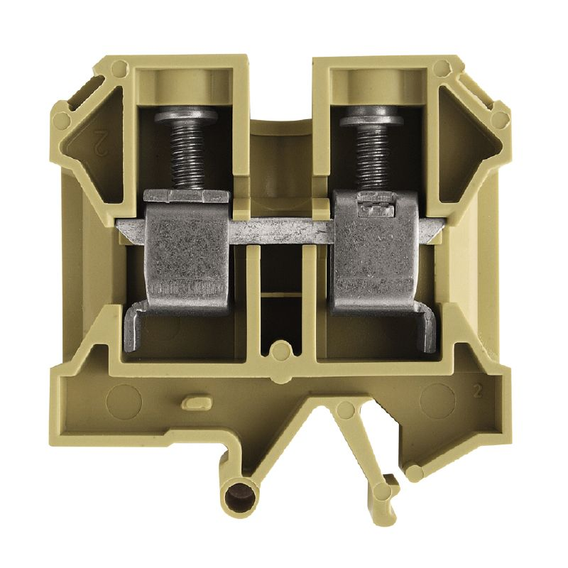 [0271060000] WEIDMULLER, Serie SAK, Bornera de paso, Sección nominal: 16 mm², Conexión brida-tornillo, beige , 14AWG-4 AWG