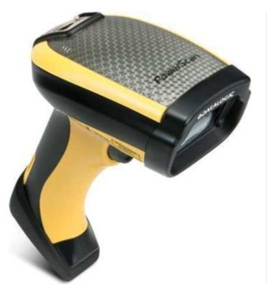Datalogic PowerScan PM9501 - Cordless Barcode scanner, Datalogic PowerScan PM9501, 2D Area Imager, Rugged, Handheld, 910 MHz, Multi-Interface Connection, SCANNER ONLY, Black/Yellow, Standard Range, Standard Optic, Removable Battery