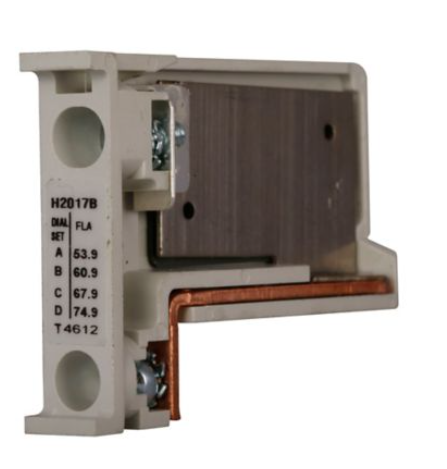 [H2015B-3] Bobina del calentador Eaton Freedom NEMA, paquete de calentador Freedom/Definite Purpose, disparo estándar, clase 20, NEMA, IEC, rango de carga completa 29A 34A 39.1A 44.1A Posiciones del dial ABCD respectivamente, relé de sobrecarga 75A