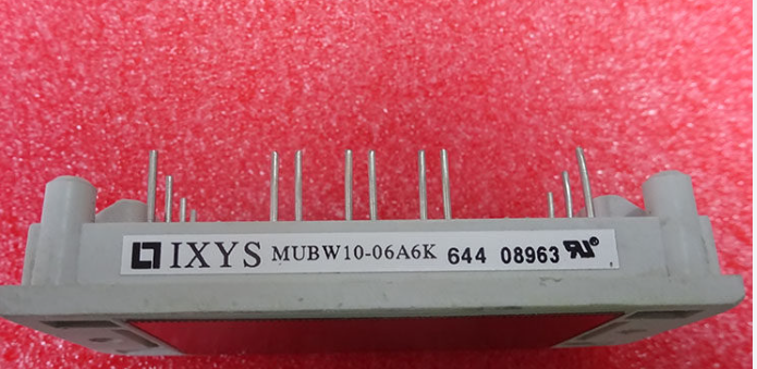 Módulo Rectificador - Inversor - NPT IGBT 10A marca IXYS Serie MUBW10; Voltaje (RRM) 1600V Salida Inversor 600V Aplicaciones Motores AC 1F/3F, Sinc/Asin, Frenado eléctrico