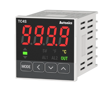 Control de Temperatura, 4 Digitos, Entrada: Termocuplas J - K, Pt-100, Modos de Control ON-OFF, Proporcional, PID, PD, PI,  Salida  Rele / SSR, 1 Evento de salida NA, Alimentacion   100-240 VAC. W48 X H48 x L64,5 mm