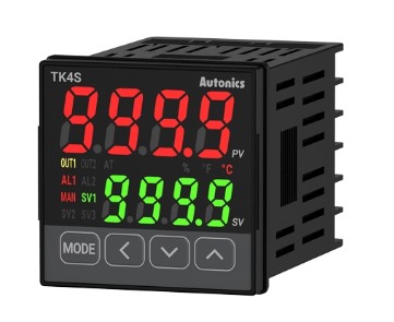 Control de Temperatura, 4 Digitos, Entrada: Termocuplas J - K, Pt-100, Modos de Control ON-OFF, Proporcional, PID, PD, PI,  Salida  Rele / SSR, 1 Evento de salida NA, Alimentacion   100-240 VAC. W72 X H72 x L64,5 mm